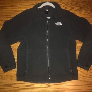 North Face fleece full zip up jacket/coat S